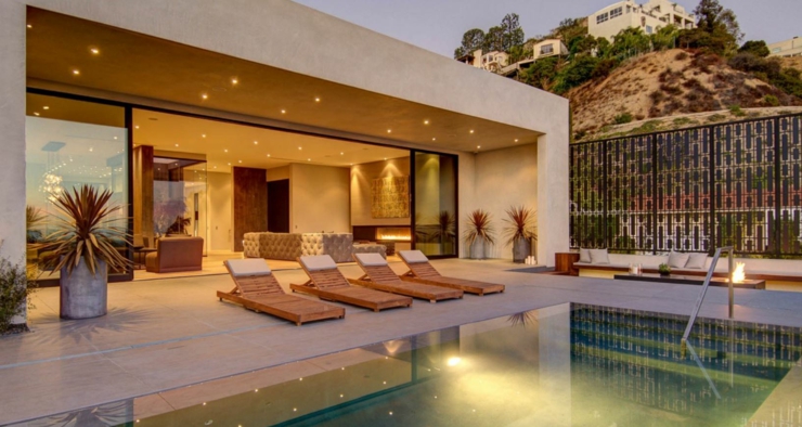 extérieur vue villa de luxe
