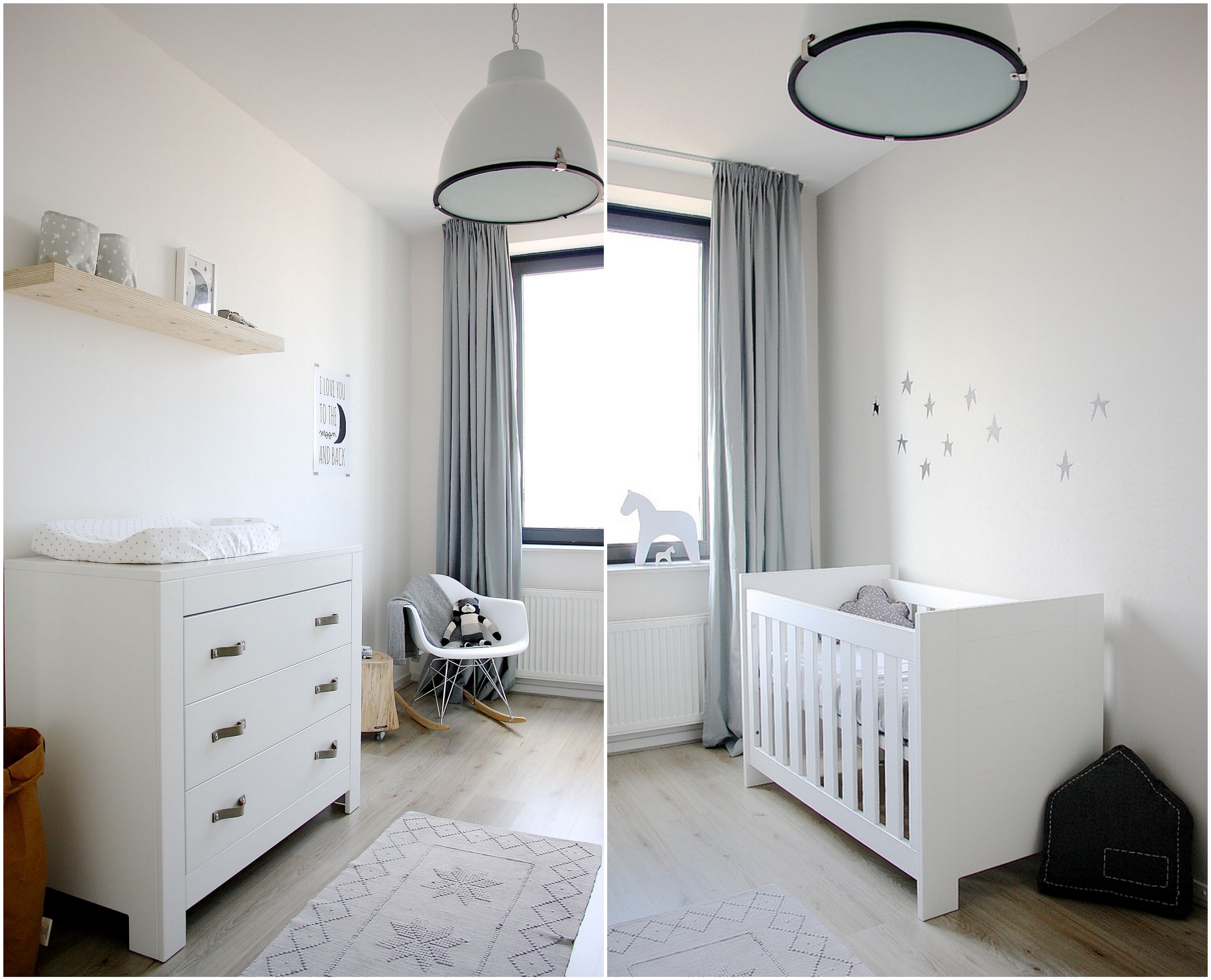 La chaleureuse chambre du bébé baignée par la lumière du soleil et meublée de manière minimaliste idées déco minimaliste chambre nouveau né