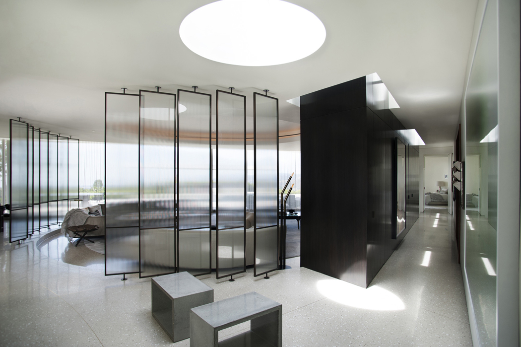 intérieur moderne et originale maison d'architecte