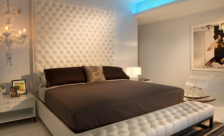 Chambre à coucher luxueuse et minimaliste chambre minimaliste luxe