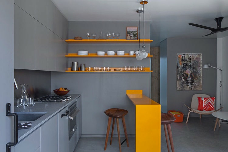 Petite cuisine de studio optimisée au maximum petite cuisine aménagée studio