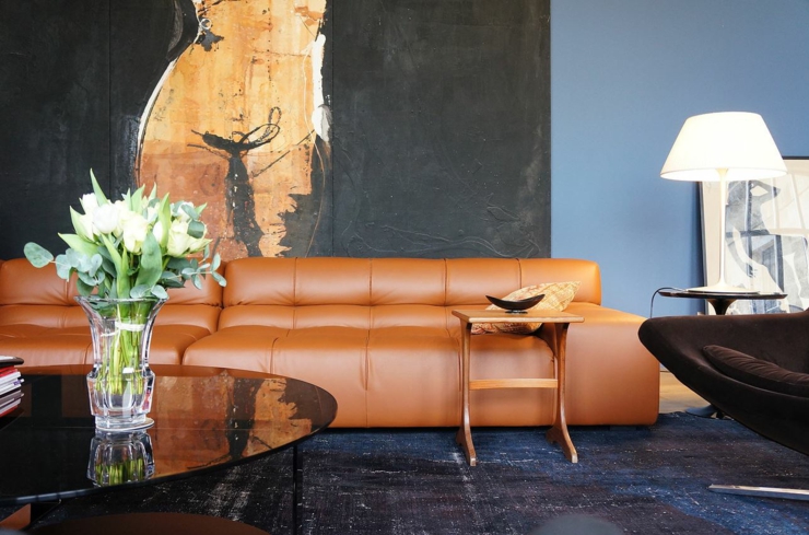 intérieur appartement citadin artistique