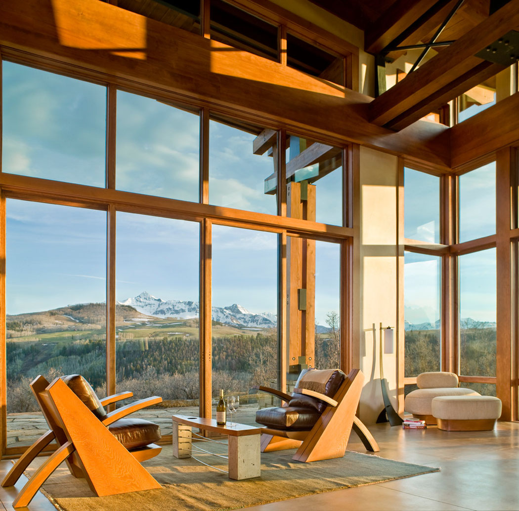 vue panoramique chalet de montagne prestige
