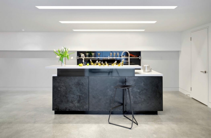 comptoir boissons moderne