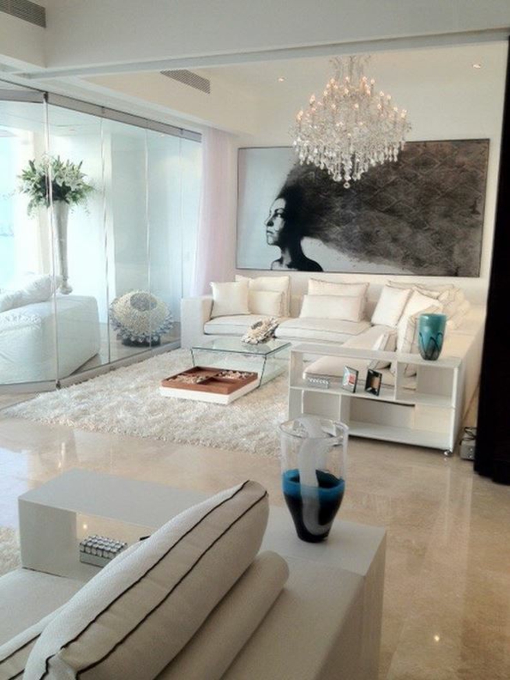 Intérieur glamour et élégant de cet appartement de vacances intérieur design élégant appartement