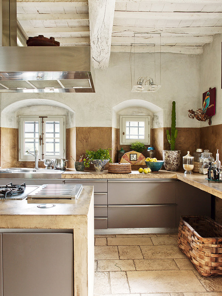 maison de charme rustique intérieur