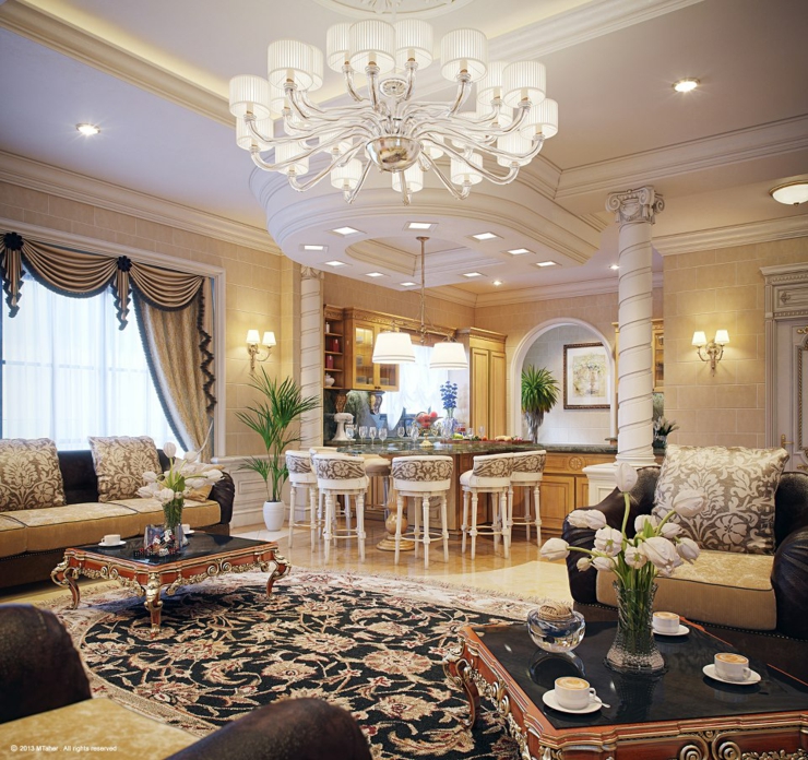 design opulent villa de luxe oriental
