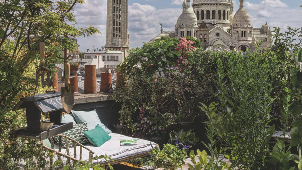 terrasse avec vue sur paris design déco meubles
