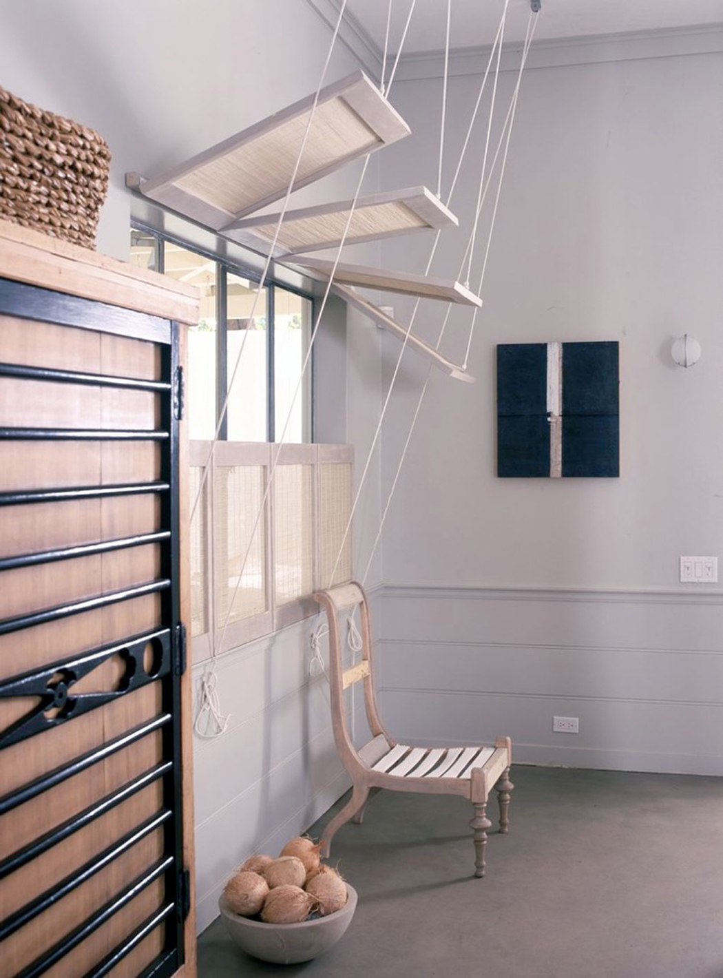 Intérieur un brin rétro design asiatique