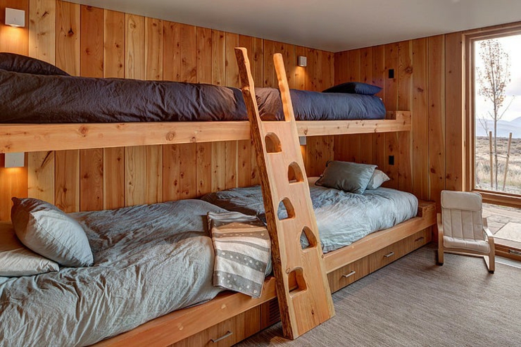 lits superposés maison en bois utah américaine