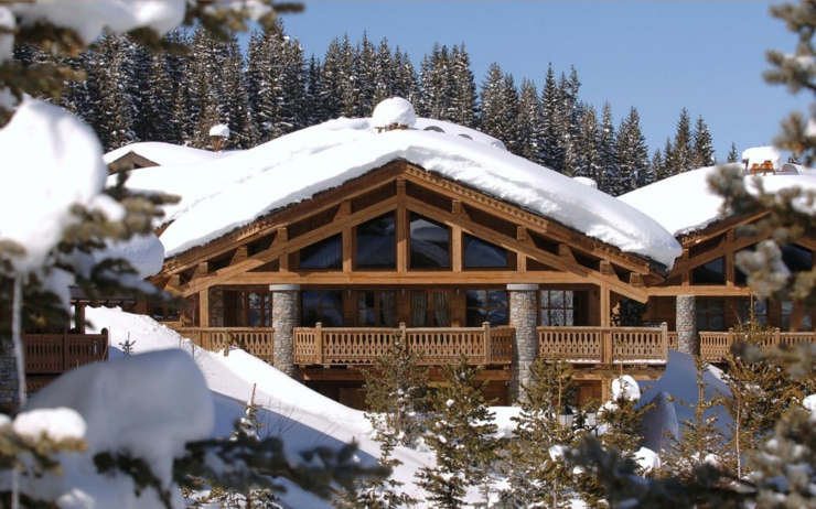 Le chalet « Les Sorbiers » vu d’extérieur vacances de luxe courchevel chalet