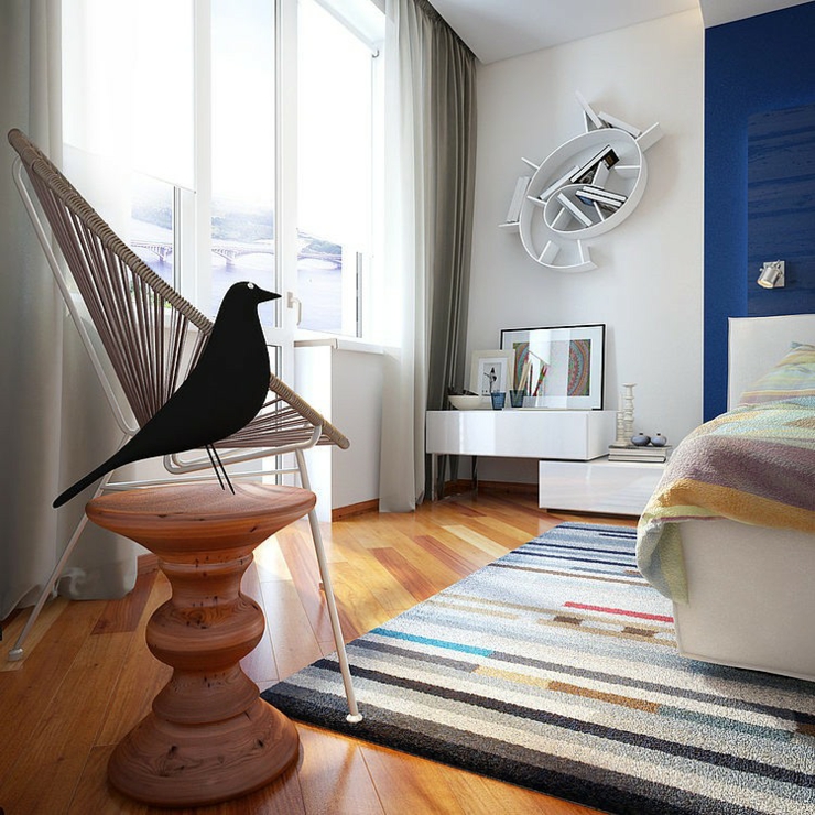 Ameublement design pour la chambre parentale déco design chambre à coucher originale designer russe