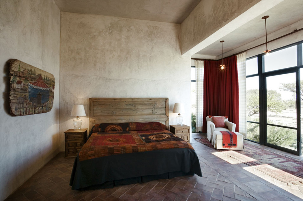 Chambre de style au design rustique et industriel