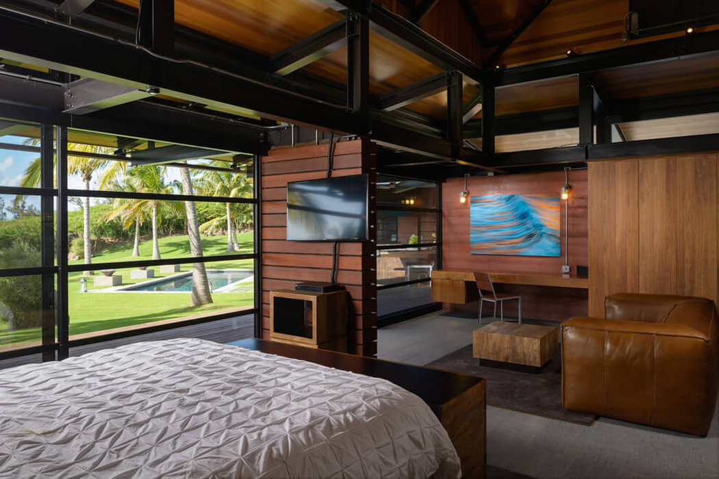Suite avec salon et salle de bains pour un séjour de tout confort Chambre d'amis résidence exotique Hawaii