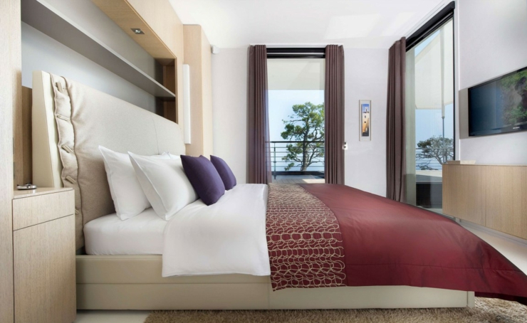 chambre moderne design déco villa de luxe