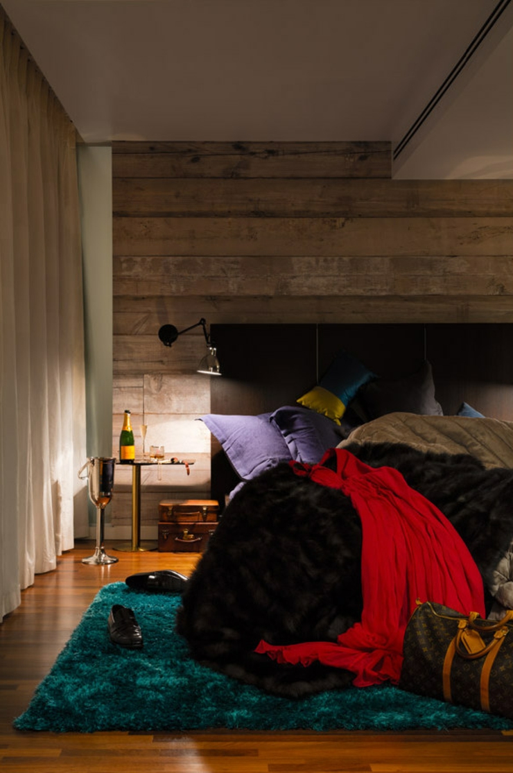 chambre à coucher design deco sobre