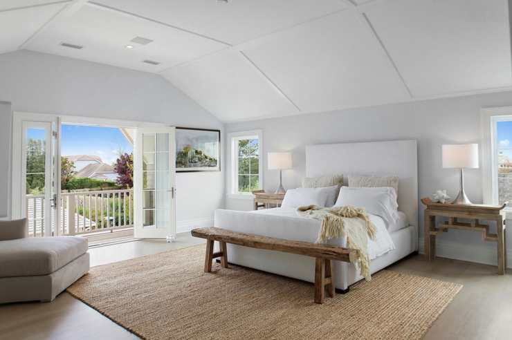 magnifique chambre à coucher en blanc