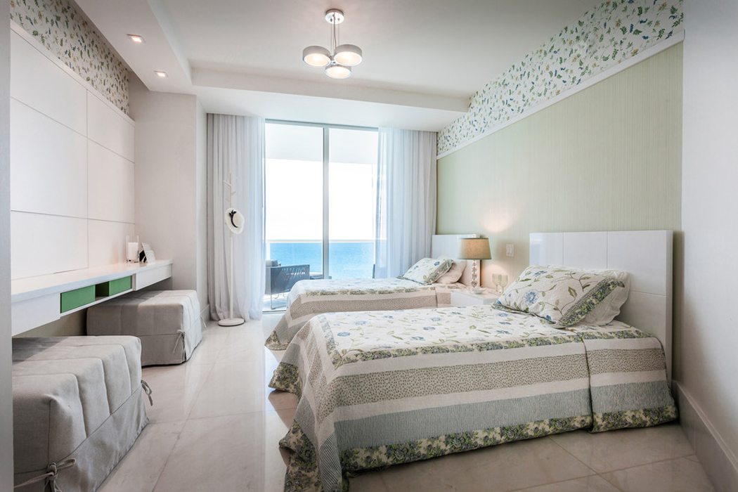 chambre d'amis avec lits séparés