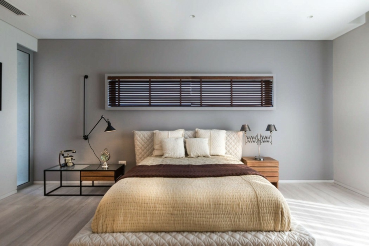 chambre à coucher chic élégante
