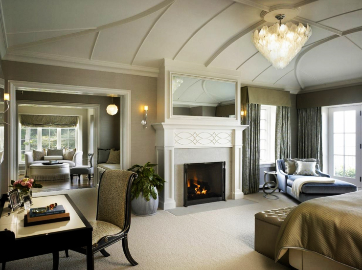 Chambre somptueuse de cette demeure de charme grande chambre avec salon