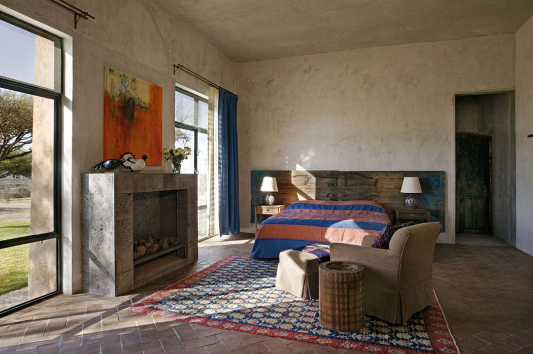Inspiration ethno pour la déco de cette suite