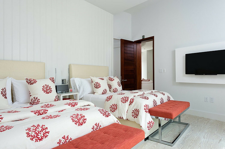 chambre déco design sobre