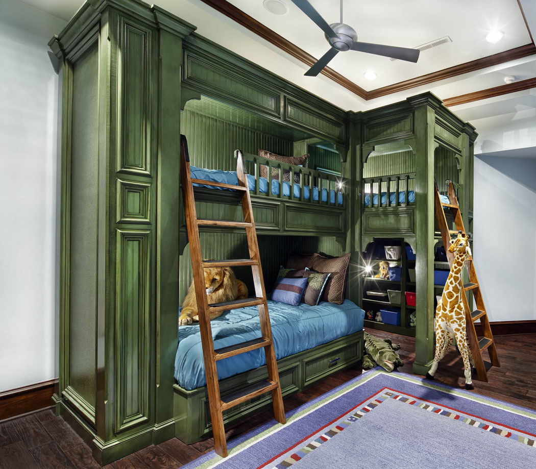 mobilier lit superposé enfants luxe