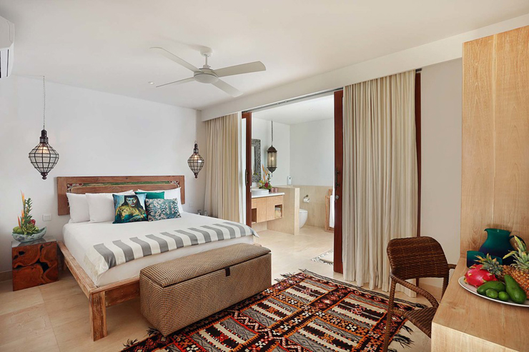 Chambre d’amis avec la salle de bains attenante spacieuse Chambre d'amis résidence secondaire Indonésie