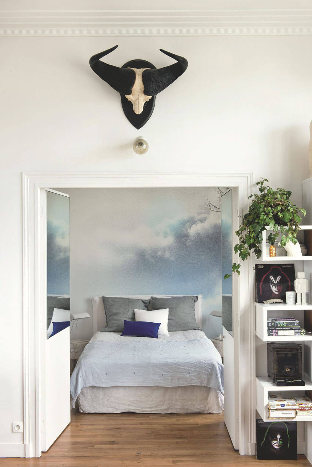chambre à coucher parents appartement de luxe paris