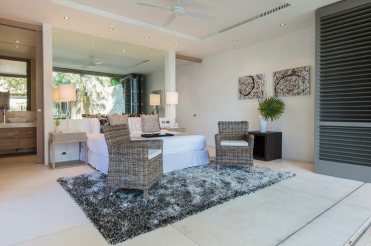Une des six chambres tout confort de la villa intérieur luxe villa de vacances exotique à louer