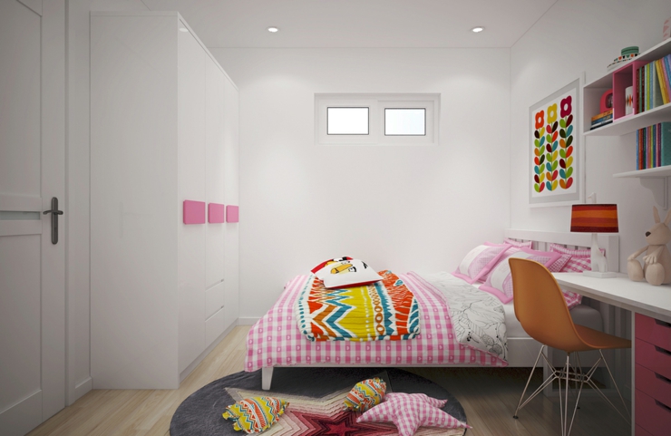Design scandinave pour une chambre de petite fille petite chambre de fille appartement