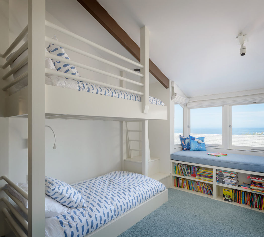 enfants lits superposés aménager chambre sous toit