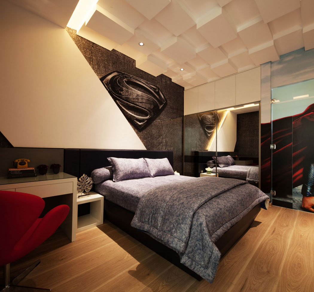 La décoration créative et intéressante d’une chambre d’un garçon au seuil de l’adolescence chambre d'adolescent garçon maison familiale luxe