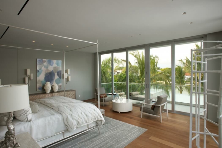 chambre design avec vue