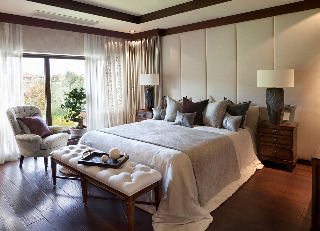 chambre d'amis design élégant