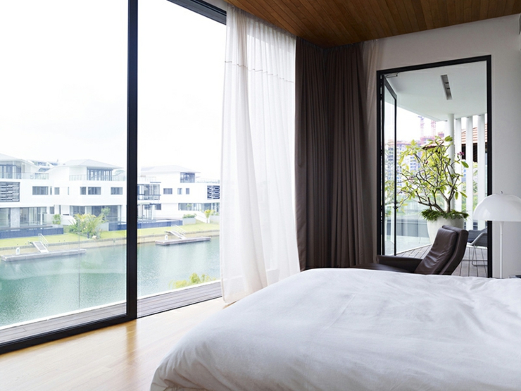 chambre minimaliste design maison contemporaine