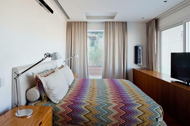 petite chambre d'amis rétro