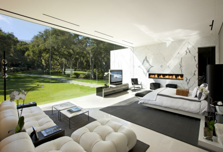 Chambre parentale avec cheminée chambre à coucher grand luxe belle demeure