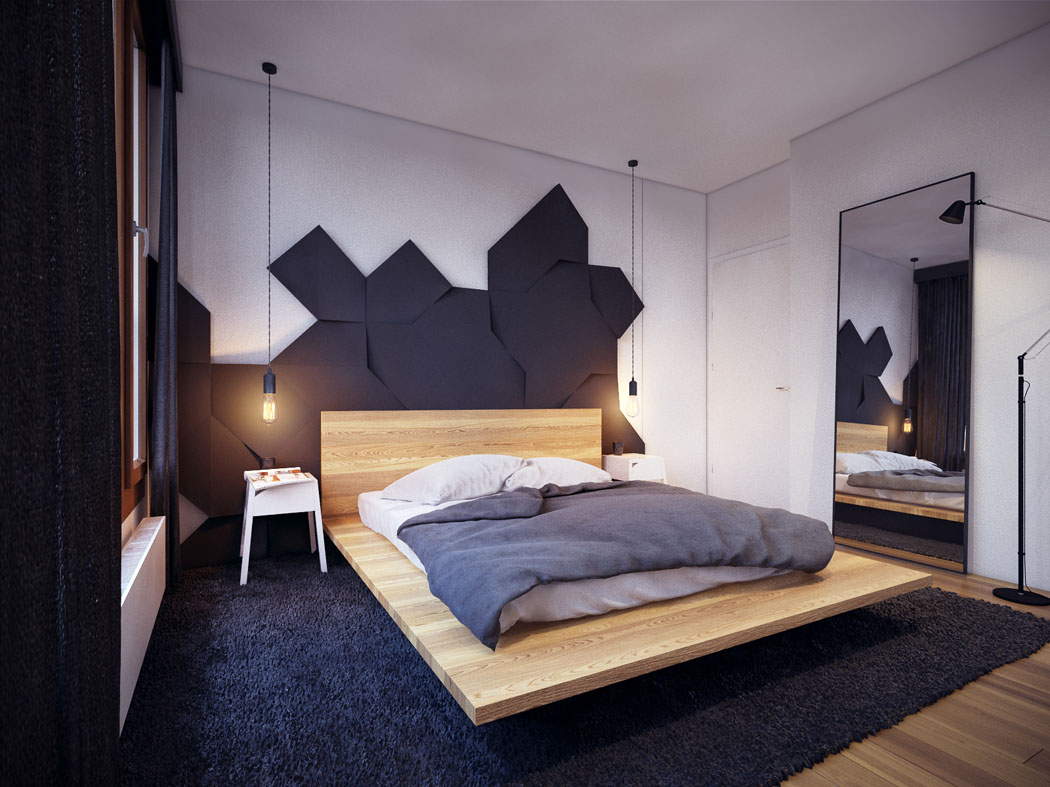 déco créative minimaliste chambre appartement
