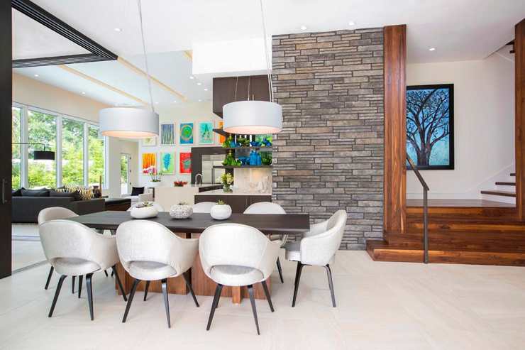 Ameublement design maison contemporaine
