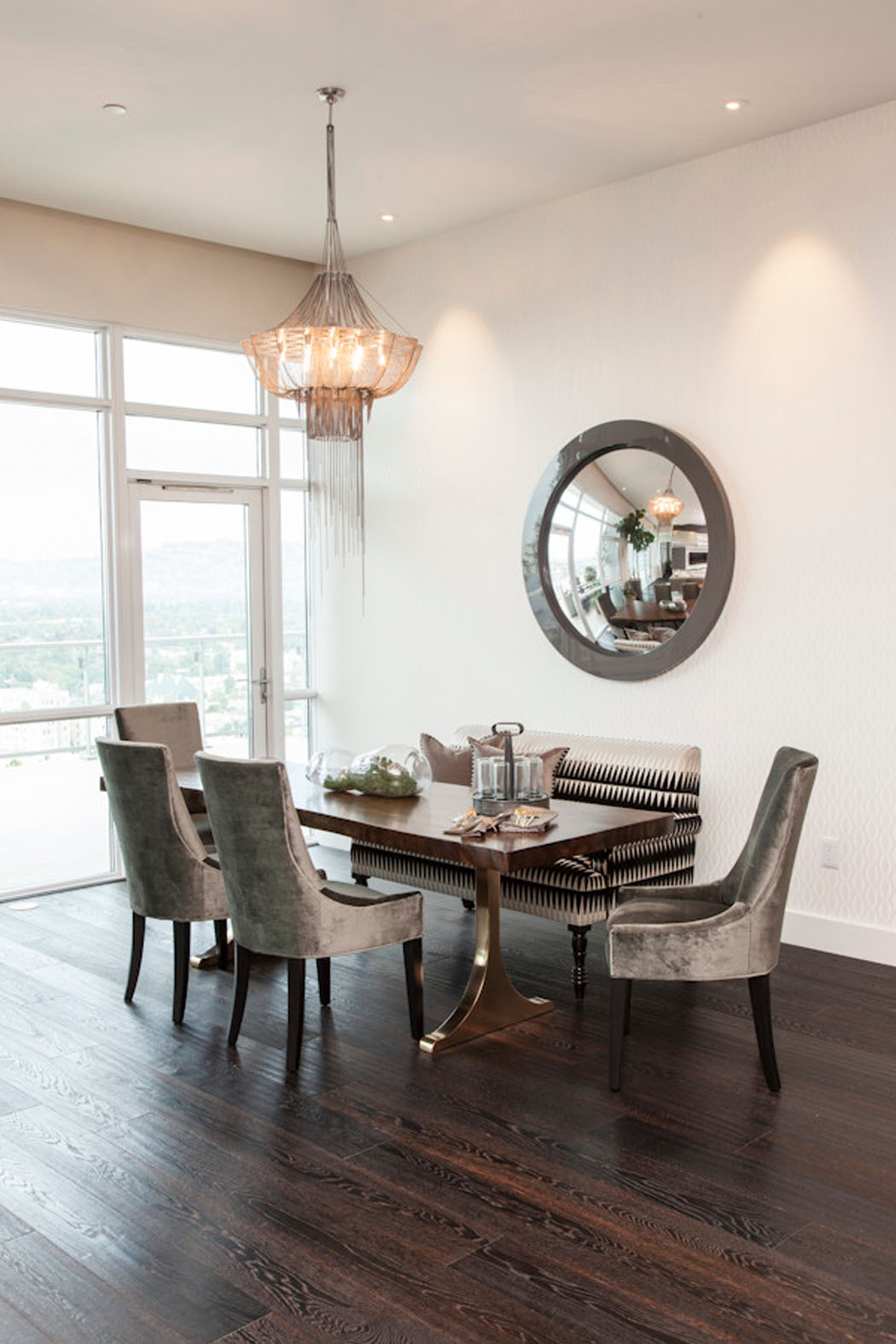 salle à manger appartement moderne mobilier