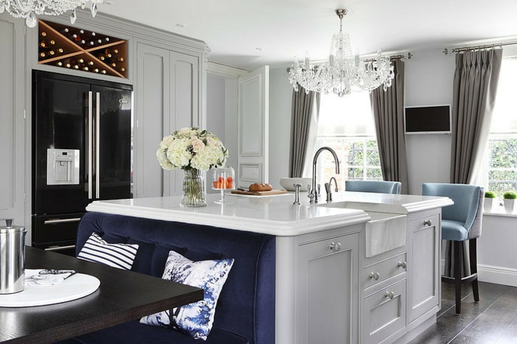La cuisine de cette belle maison familiale anglaise cuisine design contemporaine british