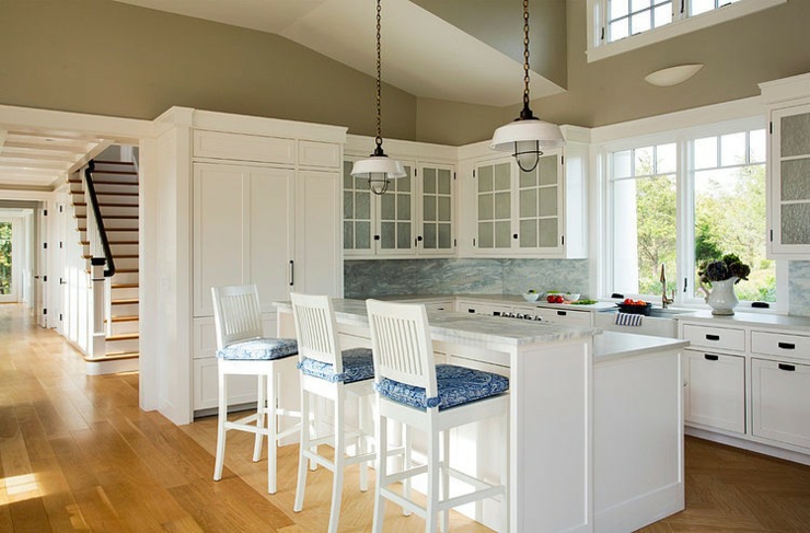 cuisine design blanc maison de charme