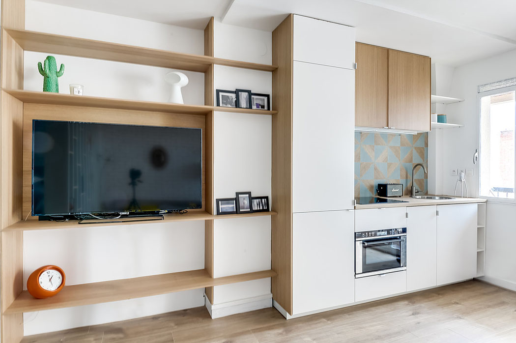 intérieur petit appart citadin refait