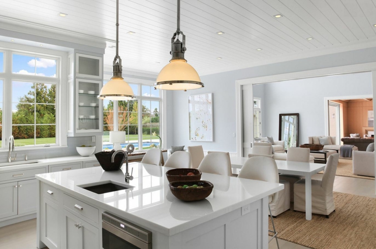 salle à manger cuisine séparée luxe
