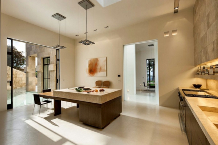 intérieur design moderne contemporain maison de luxe californie