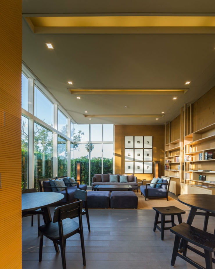 Les parties communes de l’immeuble de grand standing bel appartement de vacances exotiques