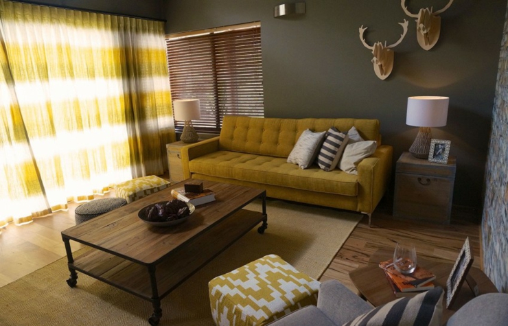 Touches de déco « rétro » de la maison de vacances touches déco retro psychadelique intérieur maison de vacances