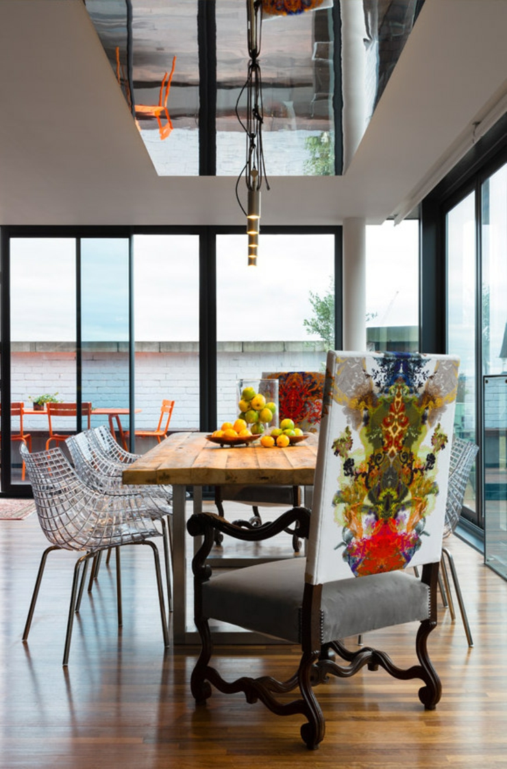salle à manger loft moderne célibataire