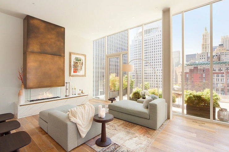 séjour unique luxueux décoration loft